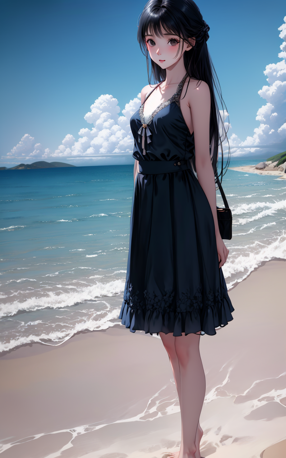 海边,沙滩,阳光,美女/动漫,二次元【图包+tag+模型+lora】
