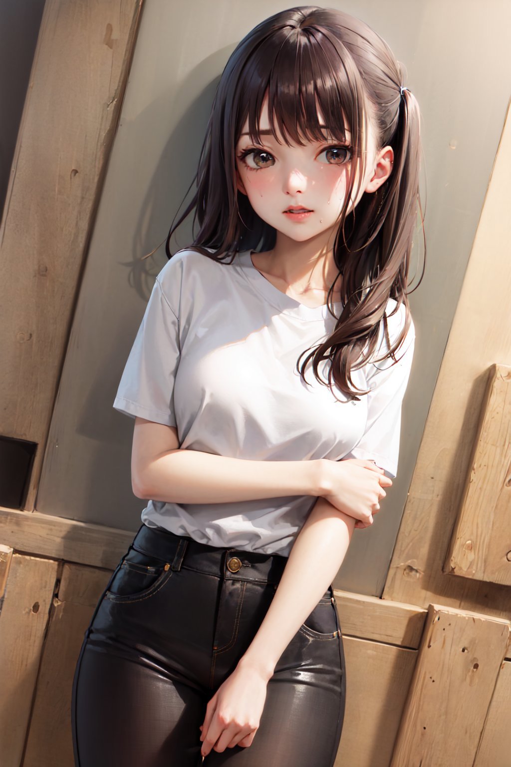 手放在自己的手臂上 | 姿势/Hand on Own Arm | Pose