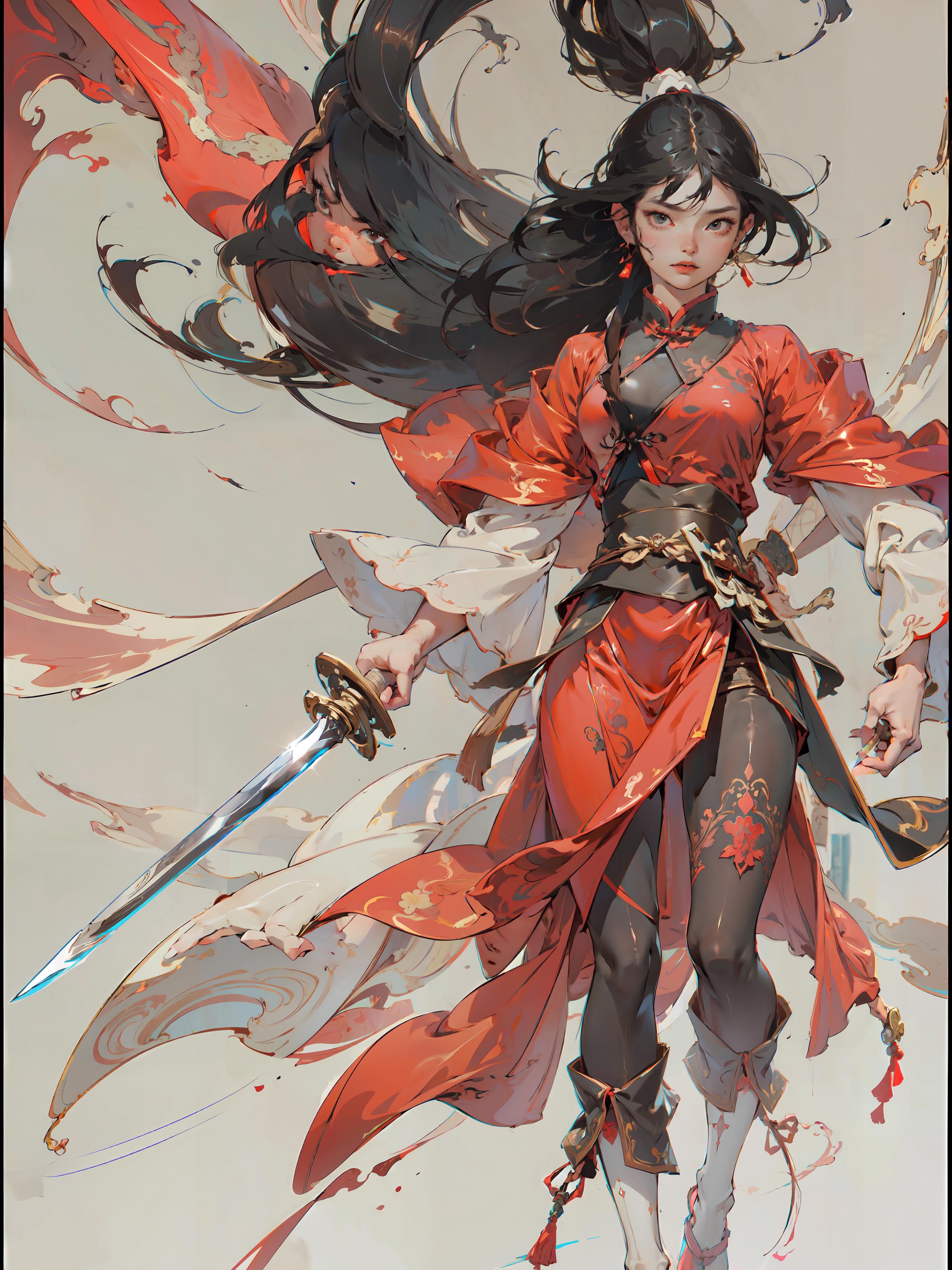 武侠风格LORA&愿做人间逍遥客,从此江湖无故人