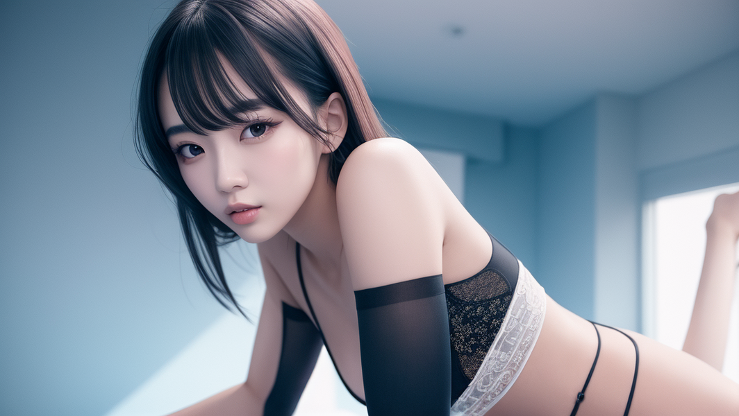 一组可以用作背景的stablediffusion AI绘画 美女素材|真人模型 24P